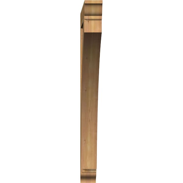 Thorton Traditional Rough Sawn Bracket, Western Red Cedar, 4W X 40D X 44H